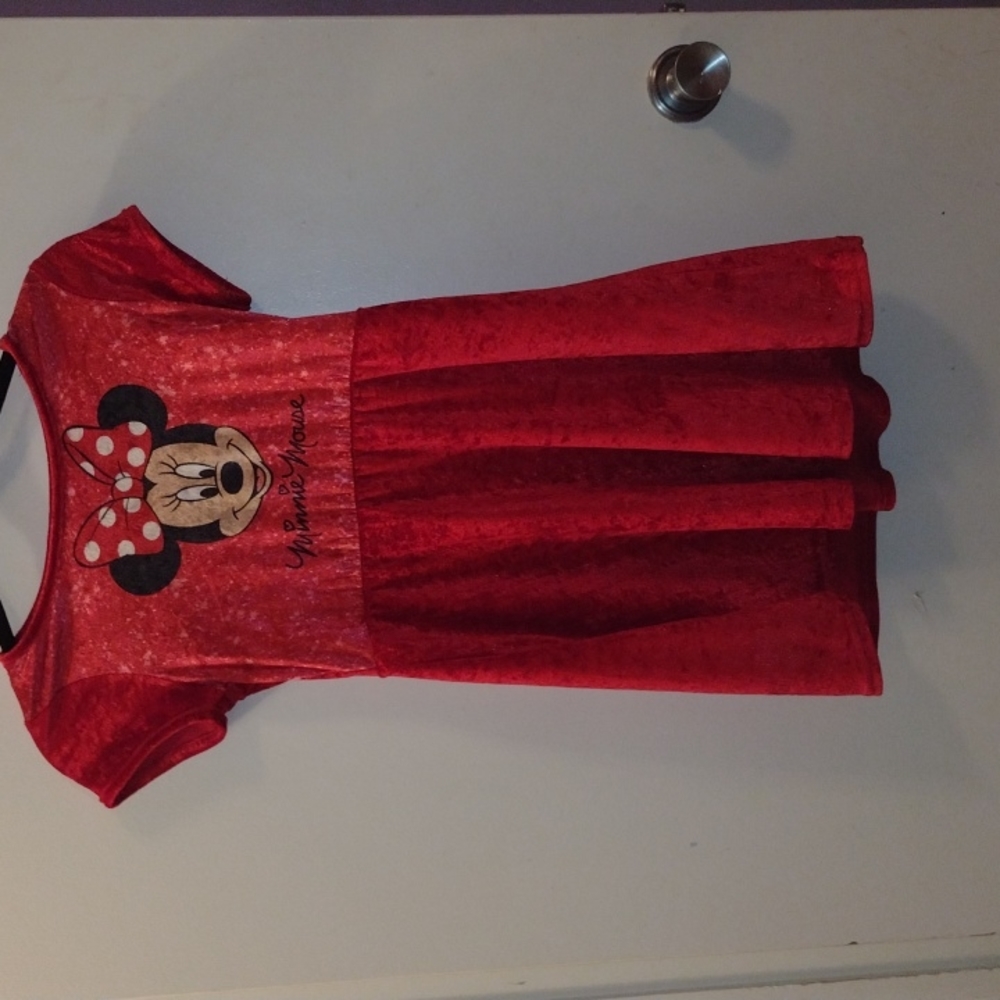 Red Minnie mouse dress